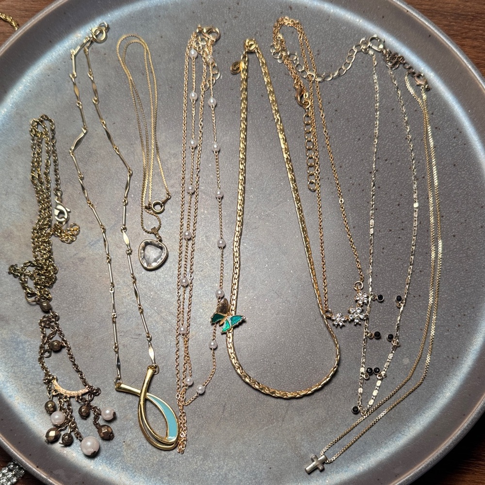 Chic Gold and Silver Necklace Collection